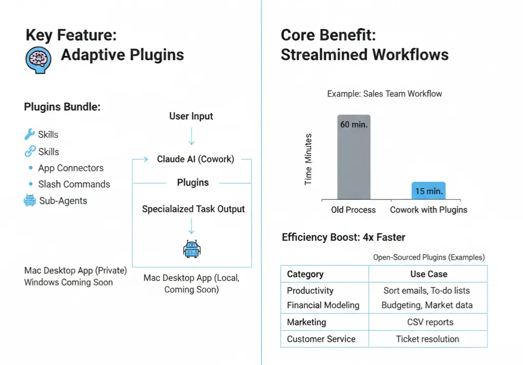 Anthropic Cowork Plugin Features