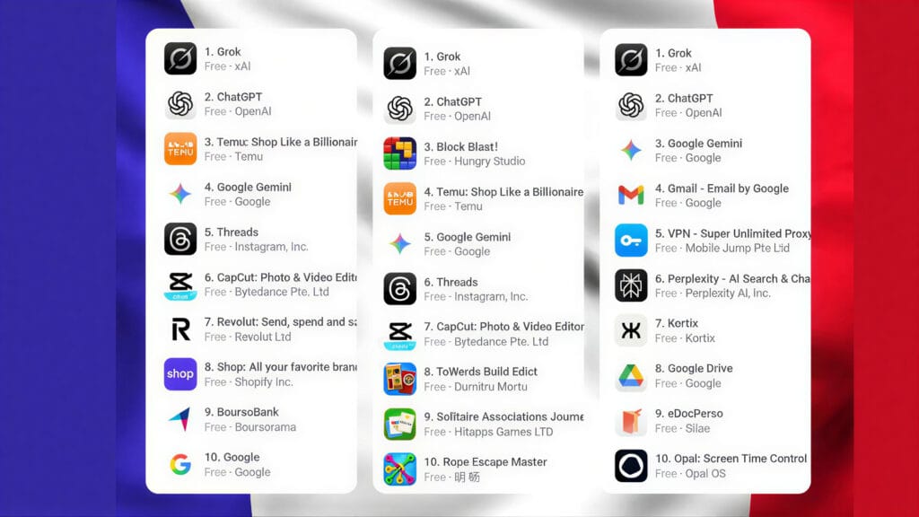 Grok Tops App Store Charts in Multiple Countries